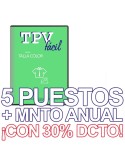 TPVFÁCIL Talla Color+MTO SQL, 1 puesto